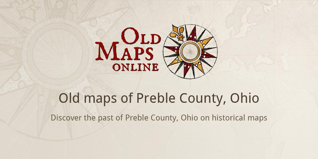 Old Maps Of Preble County